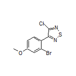 3-(2-Bromo-4-methoxyphenyl)-4-chloro-1,2,5-thiadiazole