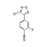 4-(4-Chloro-1,2,5-thiadiazol-3-yl)-2-fluorobenzonitrile