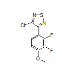 3-Chloro-4-(2,3-difluoro-4-methoxyphenyl)-1,2,5-thiadiazole