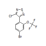 3-[4-Bromo-2-(trifluoromethoxy)phenyl]-4-chloro-1,2,5-thiadiazole