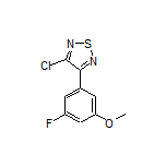 3-Chloro-4-(3-fluoro-5-methoxyphenyl)-1,2,5-thiadiazole