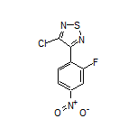 3-Chloro-4-(2-fluoro-4-nitrophenyl)-1,2,5-thiadiazole
