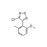 3-Chloro-4-(2-methoxy-6-methylphenyl)-1,2,5-thiadiazole