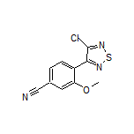 4-(4-Chloro-1,2,5-thiadiazol-3-yl)-3-methoxybenzonitrile