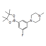 3-Fluoro-5-(4-methyl-1-piperazinyl)phenylboronic Acid Pinacol Ester