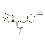 3-(4-Cyclopropyl-1-piperazinyl)-5-fluorophenylboronic Acid Pinacol Ester