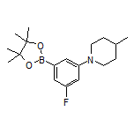 3-Fluoro-5-(4-methyl-1-piperidyl)phenylboronic Acid Pinacol Ester