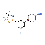 3-Fluoro-5-(4-hydroxy-1-piperidyl)phenylboronic Acid Pinacol Ester