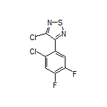 3-Chloro-4-(2-chloro-4,5-difluorophenyl)-1,2,5-thiadiazole