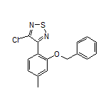 3-[2-(Benzyloxy)-4-methylphenyl]-4-chloro-1,2,5-thiadiazole