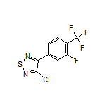 3-Chloro-4-[3-fluoro-4-(trifluoromethyl)phenyl]-1,2,5-thiadiazole