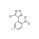 3-Chloro-4-(5-methyl-2-nitrophenyl)-1,2,5-thiadiazole