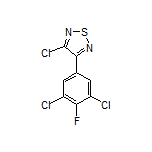 3-Chloro-4-(3,5-dichloro-4-fluorophenyl)-1,2,5-thiadiazole