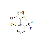 3-Chloro-4-[2-chloro-6-(trifluoromethyl)phenyl]-1,2,5-thiadiazole
