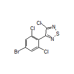 3-(4-Bromo-2,6-dichlorophenyl)-4-chloro-1,2,5-thiadiazole
