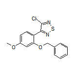 3-[2-(Benzyloxy)-4-methoxyphenyl]-4-chloro-1,2,5-thiadiazole
