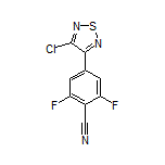 4-(4-Chloro-1,2,5-thiadiazol-3-yl)-2,6-difluorobenzonitrile