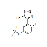 3-Chloro-4-[2-fluoro-5-(trifluoromethoxy)phenyl]-1,2,5-thiadiazole