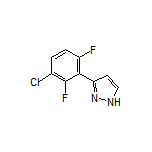 3-(3-Chloro-2,6-difluorophenyl)-1H-pyrazole
