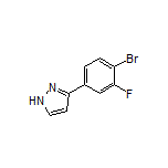 3-(4-Bromo-3-fluorophenyl)-1H-pyrazole