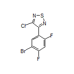 3-(5-Bromo-2,4-difluorophenyl)-4-chloro-1,2,5-thiadiazole