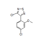 3-Chloro-4-(4-chloro-2-methoxyphenyl)-1,2,5-thiadiazole