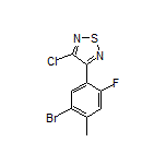3-(5-Bromo-2-fluoro-4-methylphenyl)-4-chloro-1,2,5-thiadiazole