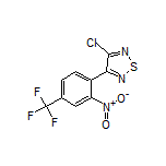 3-Chloro-4-[2-nitro-4-(trifluoromethyl)phenyl]-1,2,5-thiadiazole