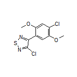 3-Chloro-4-(4-chloro-2,5-dimethoxyphenyl)-1,2,5-thiadiazole