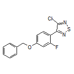 3-[4-(Benzyloxy)-2-fluorophenyl]-4-chloro-1,2,5-thiadiazole