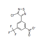 3-Chloro-4-[3-nitro-5-(trifluoromethyl)phenyl]-1,2,5-thiadiazole