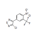 3-Chloro-4-[4-nitro-3-(trifluoromethyl)phenyl]-1,2,5-thiadiazole