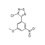 3-Chloro-4-(3-methoxy-5-nitrophenyl)-1,2,5-thiadiazole