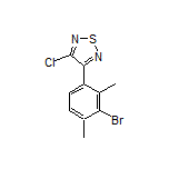 3-(3-Bromo-2,4-dimethylphenyl)-4-chloro-1,2,5-thiadiazole