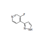 3-Fluoro-4-(3-pyrazolyl)pyridine