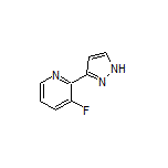 3-Fluoro-2-(3-pyrazolyl)pyridine