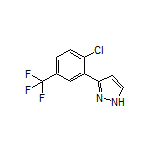 3-[2-Chloro-5-(trifluoromethyl)phenyl]-1H-pyrazole