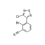 2-Bromo-3-(4-chloro-1,2,5-thiadiazol-3-yl)benzonitrile