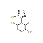 3-(3-Bromo-6-chloro-2-fluorophenyl)-4-chloro-1,2,5-thiadiazole