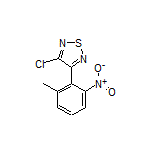 3-Chloro-4-(2-methyl-6-nitrophenyl)-1,2,5-thiadiazole