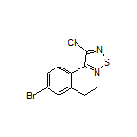 3-(4-Bromo-2-ethylphenyl)-4-chloro-1,2,5-thiadiazole