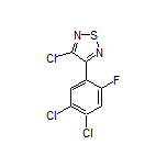 3-Chloro-4-(4,5-dichloro-2-fluorophenyl)-1,2,5-thiadiazole