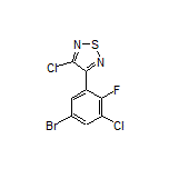 3-(5-Bromo-3-chloro-2-fluorophenyl)-4-chloro-1,2,5-thiadiazole