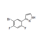 3-(5-Bromo-2,4-difluorophenyl)-1H-pyrazole