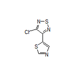 3-Chloro-4-(5-thiazolyl)-1,2,5-thiadiazole