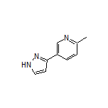 2-Methyl-5-(3-pyrazolyl)pyridine
