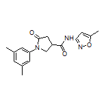 1-(3,5-Dimethylphenyl)-N-(5-methyl-3-isoxazolyl)-5-oxopyrrolidine-3-carboxamide