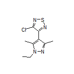 3-Chloro-4-(1-ethyl-3,5-dimethyl-1H-pyrazol-4-yl)-1,2,5-thiadiazole