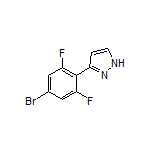 3-(4-Bromo-2,6-difluorophenyl)-1H-pyrazole