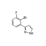 3-(2-Bromo-3-fluorophenyl)-1H-pyrazole